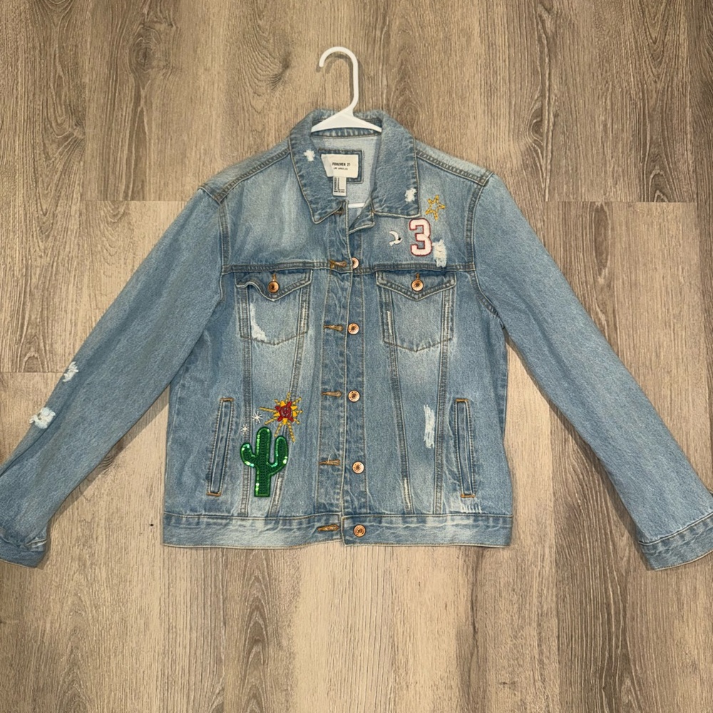 Forever 21 Light Blue Denim Jacket